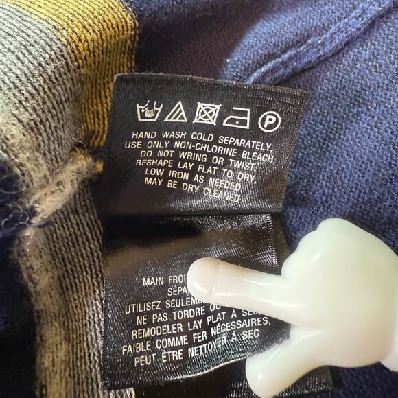 MOTH ANTHROPOLOGY Luca Striped Sweater Dress Multicolor Long Sleeve Knit Size L - Picture 12 of 16